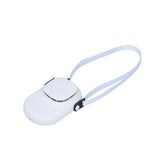 Neck Hanging Fan Mini Small Portable Silent Handheld Electric Fan for Home Office OutdoorWhite