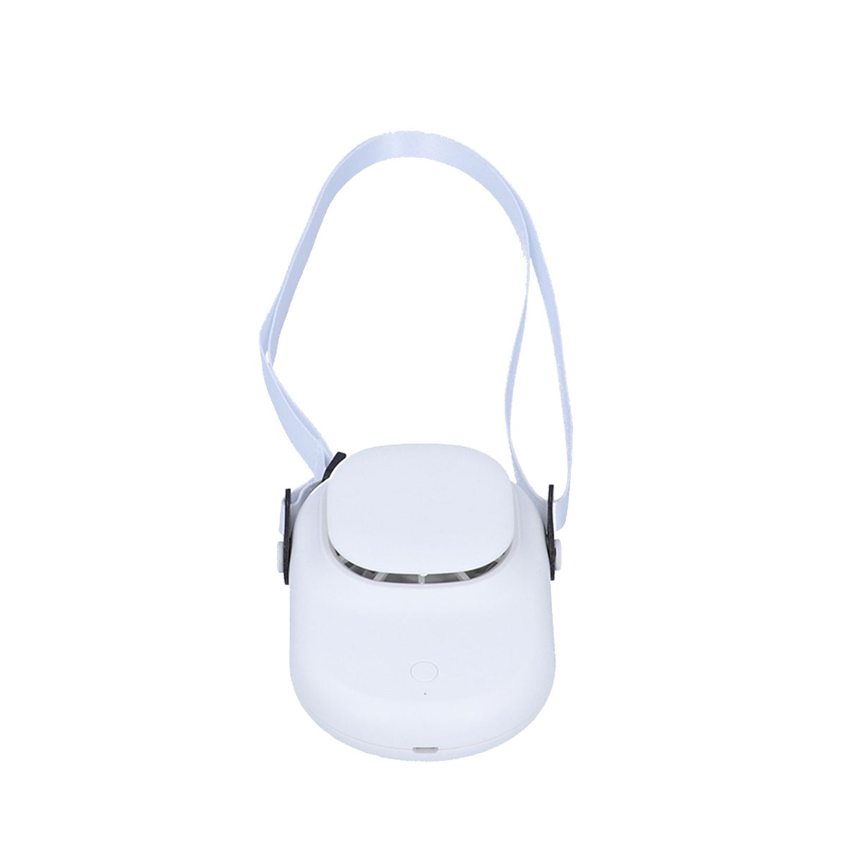 Neck Hanging Fan Mini Small Portable Silent Handheld Electric Fan for Home Office OutdoorWhite