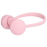 Fanless Hanging Neck Fan Adjustable USB Charging Silent Sports Fan for Home School OutdoorPink 2000mAh - Rear View