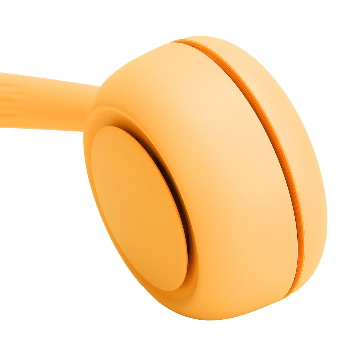 Fanless Hanging Neck Fan Adjustable USB Charging Silent Sports Fan for Home School OutdoorYellow 2000mAh