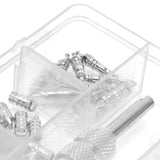 51PCS/Set Air Conditioning Valve Core Remover Tool sealing Gasket A/C Repair Tool for R410/R22