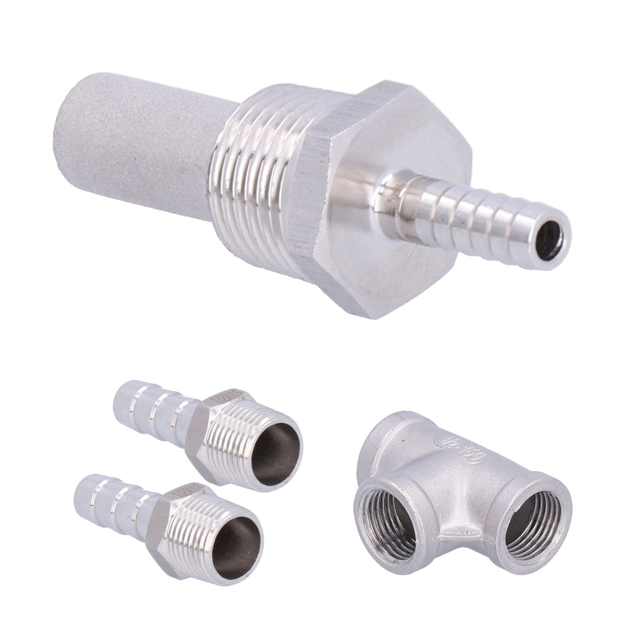 Beer Brewing Aerator Kit Stainless Steel Aeration Stone Tool Homebrew Accessories