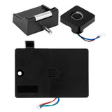 Fingerprint Lock Smart Electronic Cabinet Door Locks Furniture Drawer Lock for Home Office - Low Angle