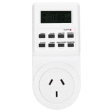 Timer Switch Plug Intelligent Programmable Outlet Timer Socket for Electrical Appliance(TST01AU Plug 240V)