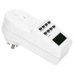 Timer Switch Plug Intelligent Programmable Outlet Timer Socket for Electrical Appliance(TST01AU Plug 240V)