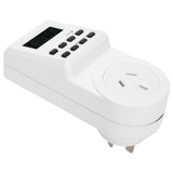 Timer Switch Plug Intelligent Programmable Outlet Timer Socket for Electrical Appliance(TST01AU Plug 240V) - Rear View
