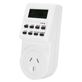 Timer Switch Plug Intelligent Programmable Outlet Timer Socket for Electrical Appliance(TST01AU Plug 240V) - Low Angle