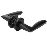 Entry Door Handle Lock Locking Lever Handle Set Reversible for Right Left Sided DoorsH Style