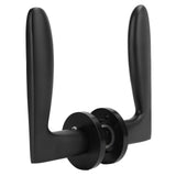 Entry Door Handle Lock Locking Lever Handle Set Reversible for Right Left Sided DoorsH Style