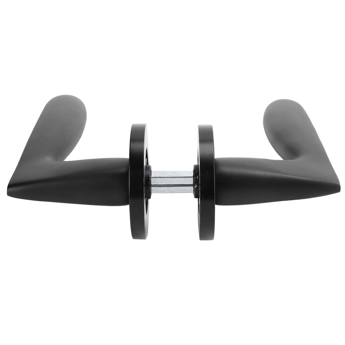 Entry Door Handle Lock Locking Lever Handle Set Reversible for Right Left Sided DoorsH Style