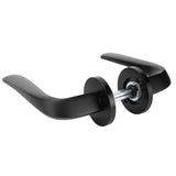 Entry Door Handle Lock Locking Lever Handle Set Reversible for Right Left Sided DoorsI Style