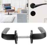 Entry Door Handle Lock Locking Lever Handle Set Reversible for Right Left Sided DoorsI Style