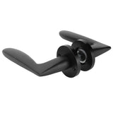 Entry Door Handle Lock Locking Lever Handle Set Reversible for Right Left Sided DoorsK Style