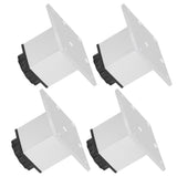 4Pcs Sofa Leg Aluminium Alloy Square Adjustable Cabinet Foot Furniture Hardware Fittings60mm - Rear View