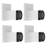 4Pcs Sofa Leg Aluminium Alloy Square Adjustable Cabinet Foot Furniture Hardware Fittings60mm - Close-Up Angle