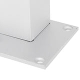 4Pcs Sofa Leg Aluminium Alloy Square Adjustable Cabinet Foot Furniture Hardware Fittings120mm