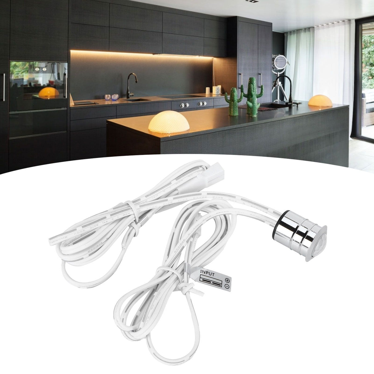 Infrared Human Body Inductive Switch 5V 12V 24V Wardrobe Cabinet Light Sensor Accessory