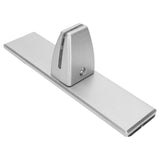 Desk Screen Baffle Fixed Clamp Removable Table Clapboard Clip Bracket for Office - Top-Down View