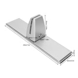 Desk Screen Baffle Fixed Clamp Removable Table Clapboard Clip Bracket for Office - Extra Image