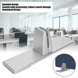 Desk Screen Baffle Fixed Clamp Removable Table Clapboard Clip Bracket for Office