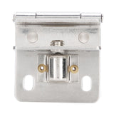 Glass Door Hinge PunchFree Stainless Steel Clip Cabinet Bracket Clamp Household Supplies