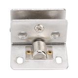 Glass Door Hinge PunchFree Stainless Steel Clip Cabinet Bracket Clamp Household Supplies