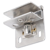 Glass Door Hinge PunchFree Stainless Steel Clip Cabinet Bracket Clamp Household Supplies