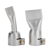 2Pcs Welding Gun Flat Nozzle 20mm Small 40mm Large Tip for Welder Tool Stainless Steel