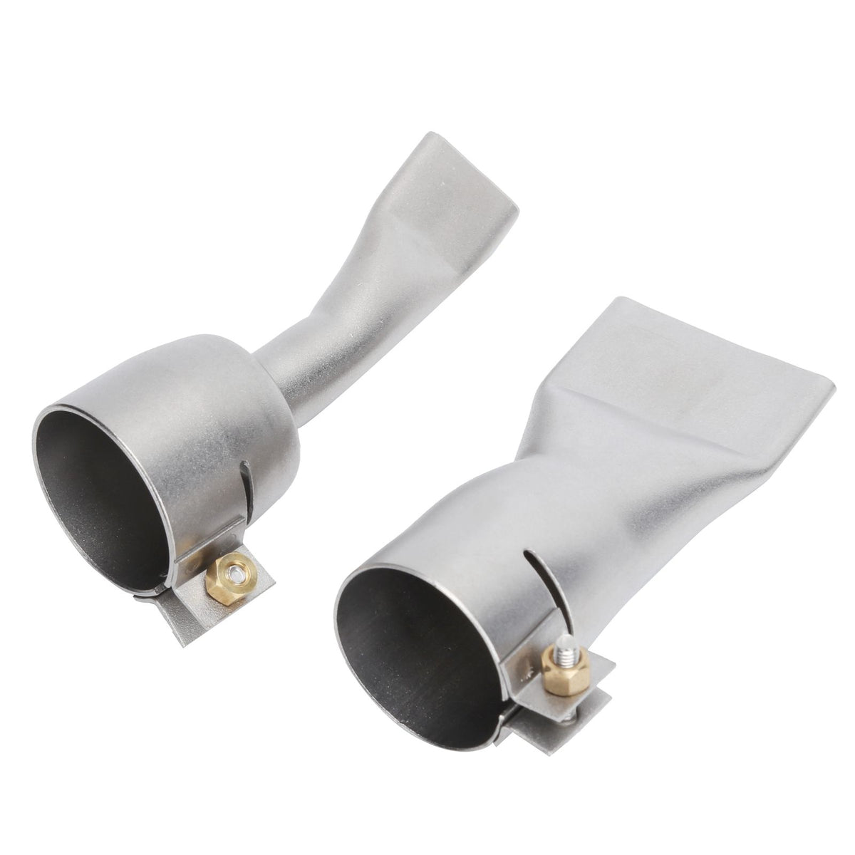 2Pcs Welding Gun Flat Nozzle 20mm Small 40mm Large Tip for Welder Tool Stainless Steel