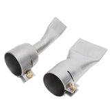 2Pcs Welding Gun Flat Nozzle 20mm Small 40mm Large Tip for Welder Tool Stainless Steel
