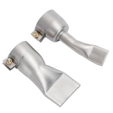 2Pcs Welding Gun Flat Nozzle 20mm Small 40mm Large Tip for Welder Tool Stainless Steel - 45-Degree Angle