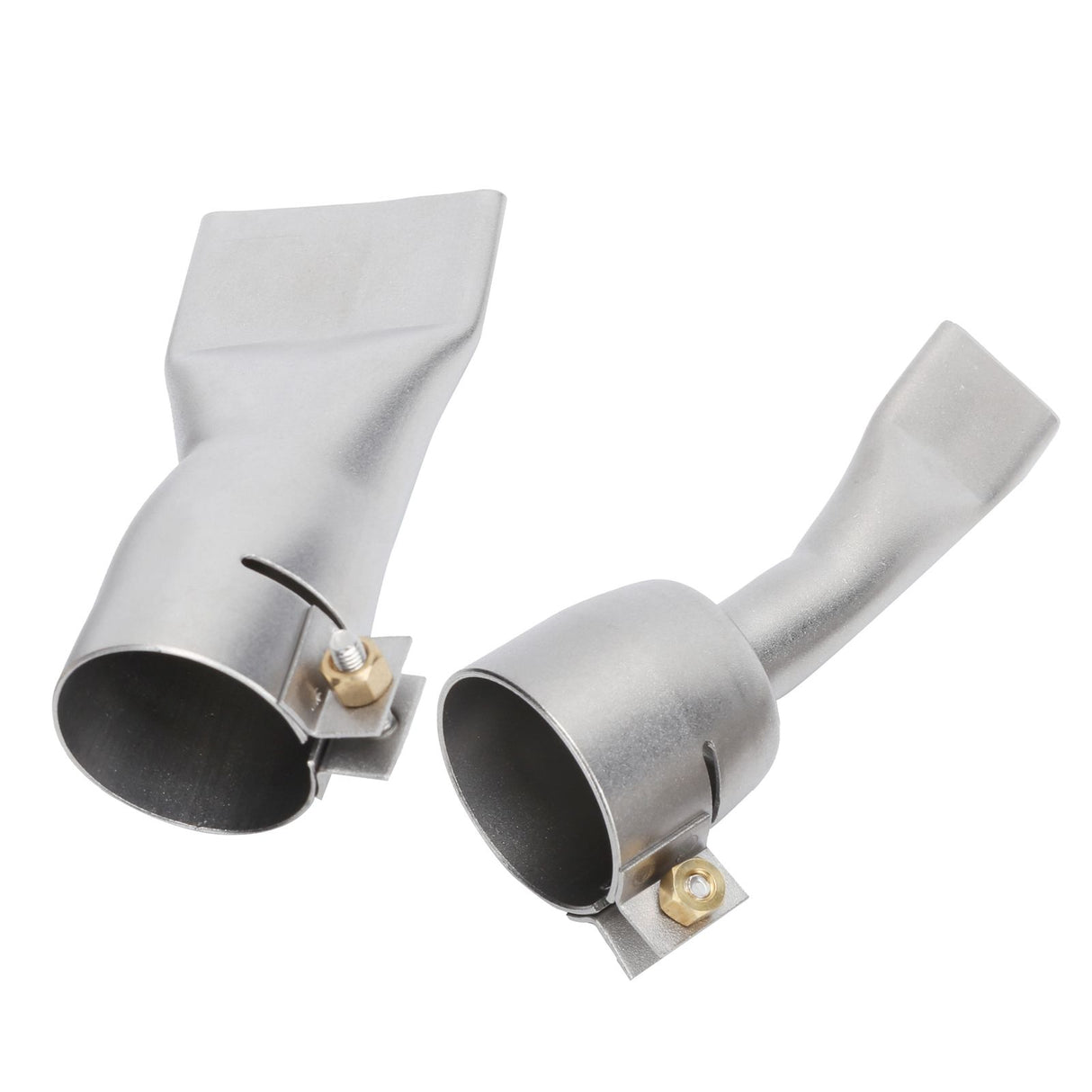 2Pcs Welding Gun Flat Nozzle 20mm Small 40mm Large Tip for Welder Tool Stainless Steel