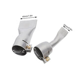 2Pcs Welding Gun Flat Nozzle 20mm Small 40mm Large Tip for Welder Tool Stainless Steel