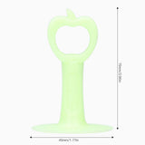 6PCS Door Stopper Anti‑Collision Silicone Wall Protection Home Bathroom Supplies Green