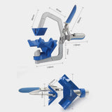 90° Corner Clamp Woodworking Clamp Picture Frame Quick Fixed Corner Clip Household Supplies