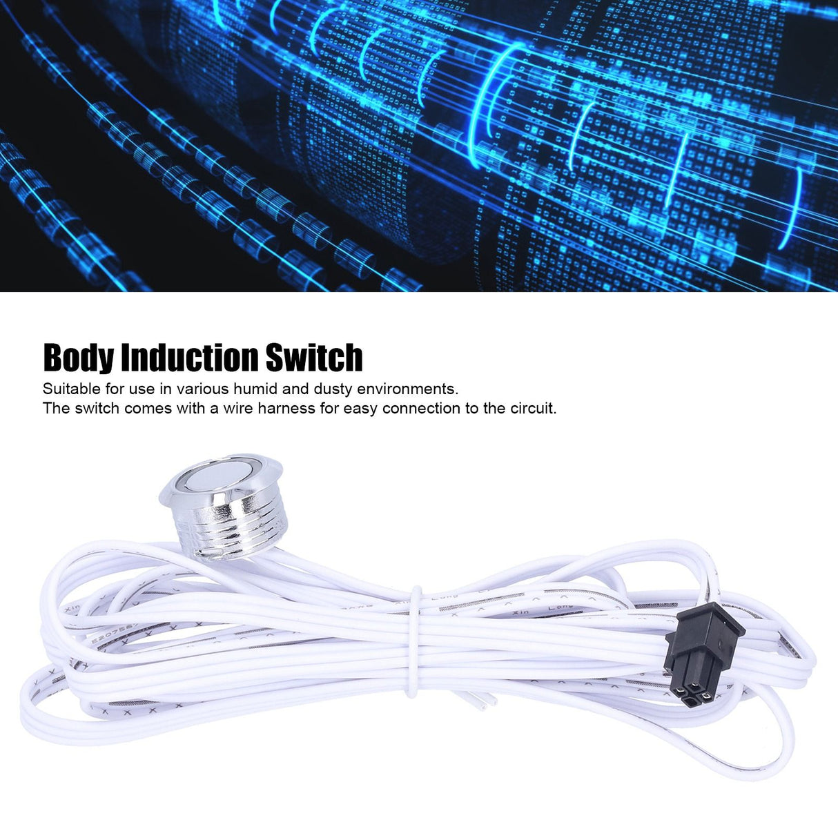 Touch Induction Switch External Human Body Sensor for LED Cabinet Wardrobe Light