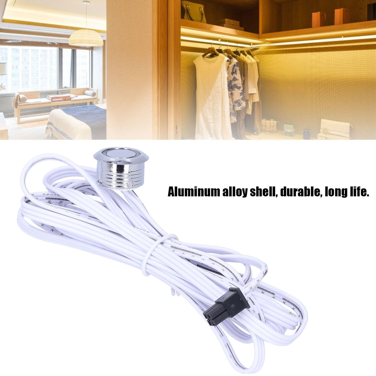 Touch Induction Switch External Human Body Sensor for LED Cabinet Wardrobe Light