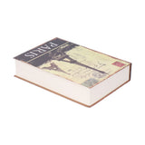 Innovative Safe Box with Keys Simulated Book Shape Cash Coin Money Storage Locking Case - Side View