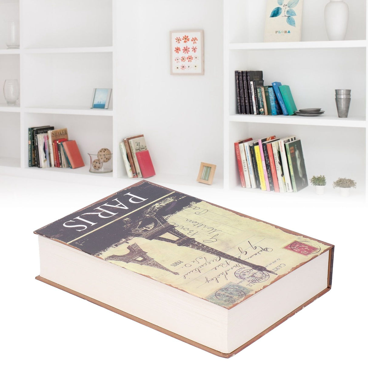 Innovative Safe Box with Keys Simulated Book Shape Cash Coin Money Storage Locking Case