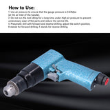 10mm Pneumatic Air Drill Industrial Lightweight Drilling Machine Hand Tools 1800rpm - Extra Image