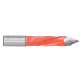 Woodworking Drill Bit 1/2 Carbon Steel Alloy Punching Drilling Tool Bit Carpentry ToolT10x70L - Top-Down View