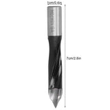 Woodworking Drill Bit 1/2 Carbon Steel Alloy Punching Drilling Tool Bit Carpentry ToolT10x70R