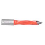 Woodworking Drill Bit 1/2 Carbon Steel Alloy Punching Drilling Tool Bit Carpentry Tool8x70L - Top-Down View
