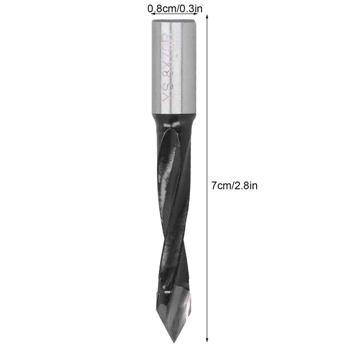 Woodworking Drill Bit 1/2 Carbon Steel Alloy Punching Drilling Tool Bit Carpentry Tool8x70R
