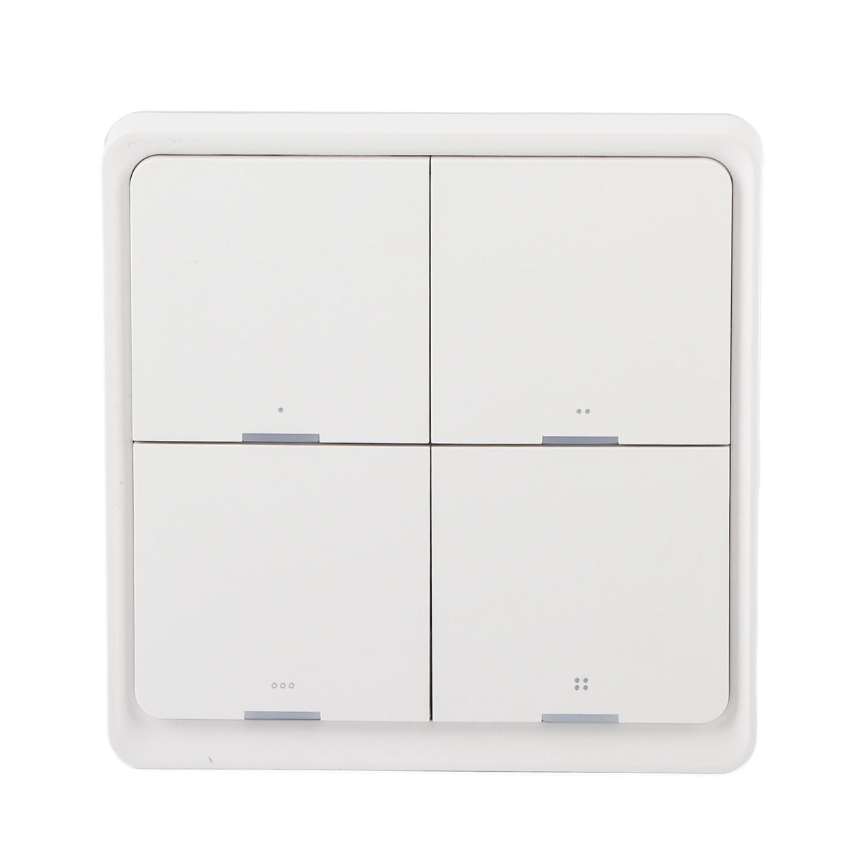 Wireless Scene Switch Intelligent 4‑Way Panel Wall Switch Mobile Phone APP Control for ZigBee