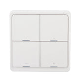 Wireless Scene Switch Intelligent 4‑Way Panel Wall Switch Mobile Phone APP Control for ZigBee