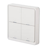 Wireless Scene Switch Intelligent 4‑Way Panel Wall Switch Mobile Phone APP Control for ZigBee - Low Angle