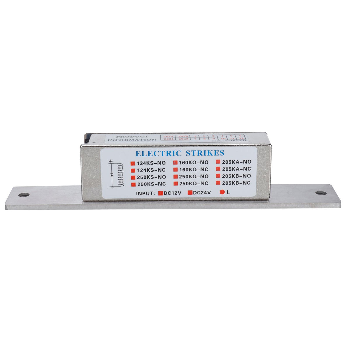 12V Cathode Lock Narrow Door Frame Electric Strike Household Lock for Home Supplies