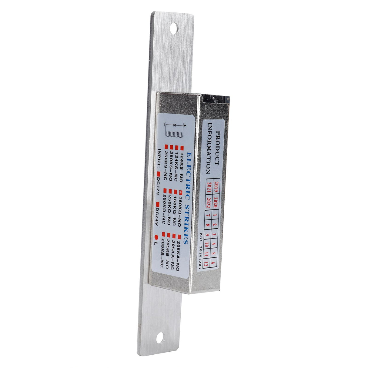 12V Cathode Lock Narrow Door Frame Electric Strike Household Lock for Home Supplies