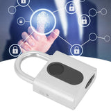 Bluetooth Padlock Intelligent Fingerprint Phone APP Lock Set for Dormitory Warehouse - Extra Image